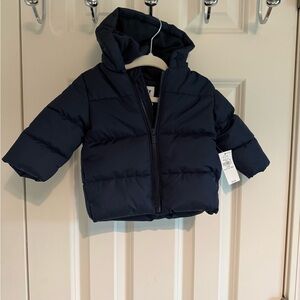 Baby Puffer Jacket, Old Navy, NWT, navy blue, size 3-6 months